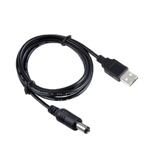 USB To DC DC Barrel Jack Power Cable Adapter Wire Connector 5.5 x 2.1mm - Picture 1 of 4