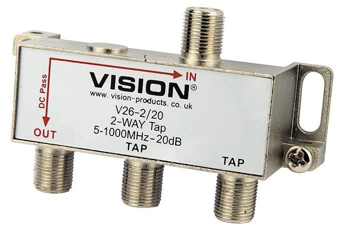 VISION - 2-Way 20dB MATV Tap V26-2/20 - Image 1 of 1