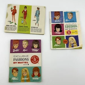De colección 1964 MOD Barbie Exclusivo Moda Mattel 3 Fabricantes de Juguetes Catálogo Folletos Libro - Imagen 1 de 12