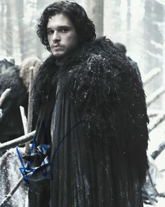 Kit Harington Autographe Jeu De Thrones Poudre à Canon Seventh Son - Bild 1 von 1