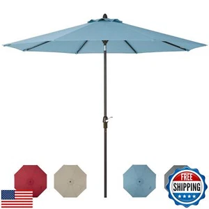 Tempera 10ft Patio Market Outdoor Table Umbrella with Auto Tilt and Crank,Lar - Picture 1 of 5