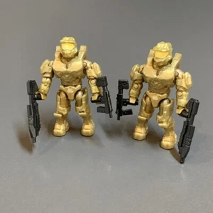 New 2 Mega Construx Bloks Halo 20th Anniversary GYG61 Gold Master Chief Figure - Picture 1 of 5