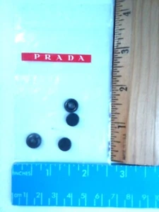 Genuine PRADA Metal black Rivets Studs Replacements for Clothing Jacket Pants - Picture 1 of 5