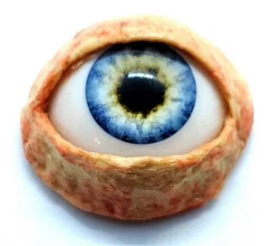 Halloween Requisite realistisch lebensgroß Auge Punkt drittes Auge, Masken, SCHMUCK infctd blau - Bild 1 von 3