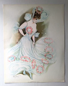 New York Show Girl 1907 Victorian Color Lithograph Print: Daly's - 18 x 10 inch - Picture 1 of 4