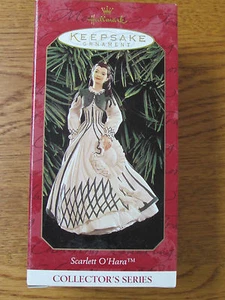 Hallmark - "Scarlett O'Hara" weiß-grünes Kleid Weihnachtsschmuck - 1999 - Bild 1 von 4