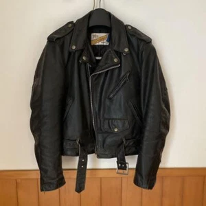 Schott 618 Perfecto 40 steerhide double leather motorcycle jacket Great - Picture 1 of 8