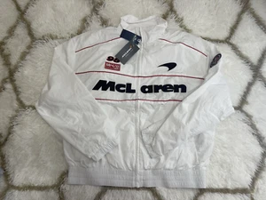 *NUEVO CON ETIQUETAS* Chaqueta de Pista Hollister Para Hombre Talla M Calce Relajado Gráfico Mclaren con Cremallera - Imagen 1 de 10