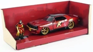 Coche fundido a presión Chevy Camaro 1969 1:32 DC Comics con figura de Robin de 1,65", juguetes para... - Imagen 1 de 5