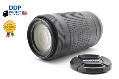 [MINT] Nikon AF-P DX NIKKOR 70-300mm f/4.5-6.3 G ED VR Zoom Lens From JAPAN - Image 1 of 4