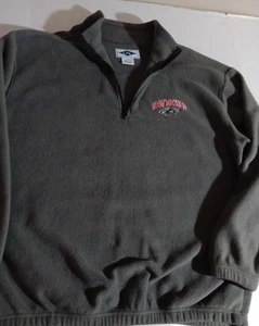 Men's 1/4 Zip Gray University of NEW Mexico Sweatshirt LAL Size Large - Picture 1 of 8