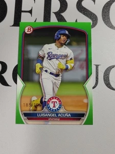 Luisangel Acuna 2023 Bowman Prospect Green Parallel Card /399 #BP-104 - Picture 1 of 2