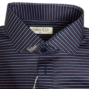 Collars & Co Herren kleines Poloshirt entspannt Golf adrette Stretch eleganter Kragen neu mit Etikett - Bild 1 von 10