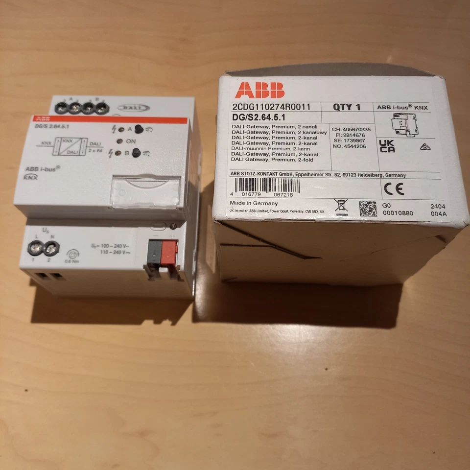 EIB KNX ABB DALI-Gateway DG/S2.64.5.1  - Bild 1 von 1