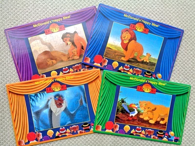 McDonald's Disney's Lion King  Complete MIP  Happy Meal Set of 4 - Image 1 of 3