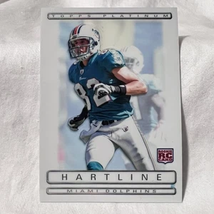 2009 Topps Platinum White Refractor 201/499 Brian Hartline 150 Rookie RC Miami - Picture 1 of 3