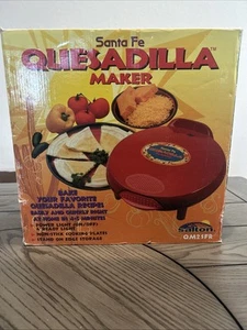 Salton Santa Fe Quesadilla Maker QM2SFR rot 12" NEU IM KARTON! - Bild 1 von 6