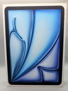 OPEN BOX Apple iPad Air 11" M3 256GB Wi-Fi Blue MCA34LL/A 7th. 9/2026 warranty - Picture 1 of 11