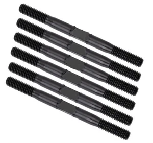 Black Titanium Turnbuckle Set of 6 for Associated B7 & B7d Buggy from Rotor Ron - Picture 1 of 1