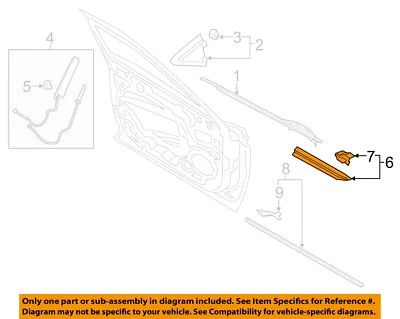 Lincoln FORD OEM Continental Front Door-Emblem Badge Nameplate Left GD9Z16178M - Image 1 of 2