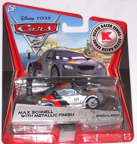 DISNEY PIXAR CARS 2 KMART DAY 9 MAX SCHNELL WITH METALLIC FINISH Cover