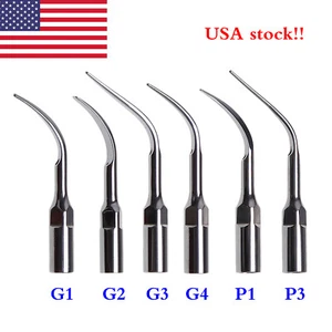 6 Types Dental Ultrasonic Perio Scaler Tips Scaling Fit EMS Handpiece - Picture 1 of 8