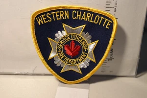 PARCHE CONTRA INCENDIOS DEPARTAMENTO DE BOMBEROS DE CHARLOTTE OCCIDENTAL NUEVO BRUNSWICK CANADÁ - Imagen 1 de 1