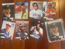 1990 M.V.P Baseball Lot of 7 Vintage Cards - Complete set HOF
