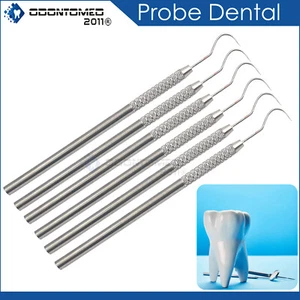 6 Dental Explorer No 23 Dental Chirurgische Veterinärinstrumente - Bild 1 von 3