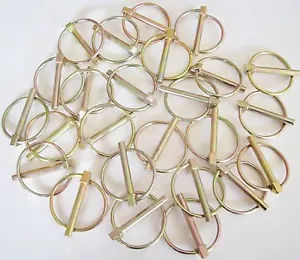 100 Goliath Industrial 1/4" Lynch ZOLLSTIFT 3 PUNKT 3PT AHK CLIPS TRAKTOR LP14 - Bild 1 von 2
