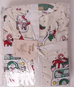 Pottery Barn Teen Hello Kitty Christmas Loose Fit flannel pajama, Adult Large - Picture 1 of 1