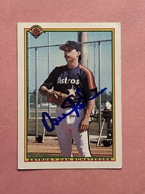 Dan Schatzeder 1990 Bowman IP Auto Autograph  - Image 1 of 2