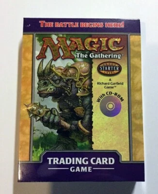 From year 2000! Magic The Gathering Starter Deck With CD-Rom Set - NEW SEALED - Image 1 of 2