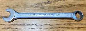 Llave Combinada Vintage PROTO TOOLS 1216 1/2" 12 Puntos Herramienta EE. UU. - Imagen 1 de 2