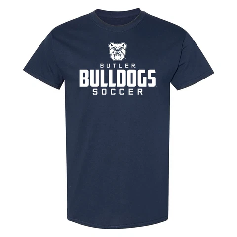 Butler Bulldogs Wordmark Soccer T-Shirt - Navy Cover