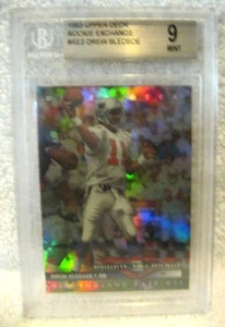 Drew Bledsoe RC 1993 Upper Deck Rookie Exchange Card#2 BGS9!Patriots QB Rookie - Picture 1 of 1
