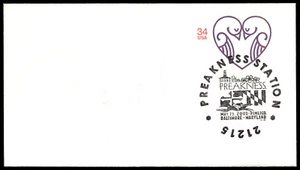 2001 US Love Letters 34¢ FDC 126th Preakness Station USPS Stamp - Picture 1 of 4