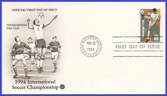 USA5 #2835 U/A PCS ARTCRAFT FDC   Football Soccer Trapping Maneuver - Image 1 of 1