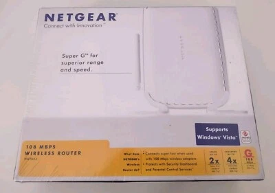 Netgear WGT624 Super-G 108 Mbps Wireless Firewall Router NEW - Image 1 of 4