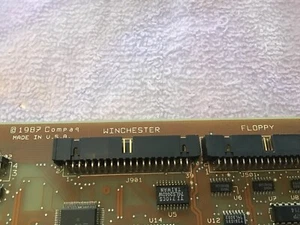 Vintage 47084 COMPAQ FLOPPY WINCHESTER FLPY/PRT/SER/WIN MULTI I/O PC CARD 000519 - Picture 1 of 6