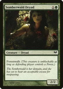 MTG Dark Ascension Somberwald Dryad Near Mint English Magic Card 🧙🏽76 - Picture 1 of 2