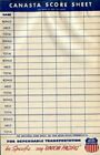 UNION PACIFIC RAILROAD CANASTA GAME SHEET PAD RULES POINT SCORE GUIDE UP RR