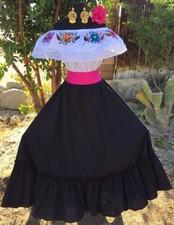 vestidos para fiesta mexicana mujer