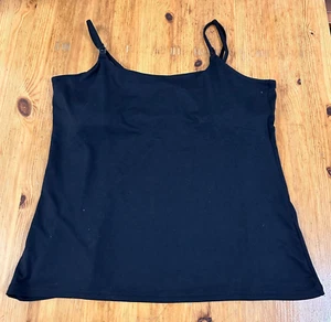 H&M Canotta Donna Cami Mamma Allattamento Nera Taglia L - Foto 1 di 9