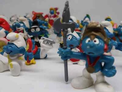 Die SCHLÜMPFE Schlumpf Sammel Figuren Autos Schleich Bully Auswahl Peyo - Bild 1 von 4