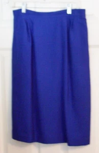 Womens 12 Skirt Casual Corner Blue Fully Lined - Picture 1 of 7