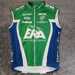 Nalini Cycling Vest Size L Full Zip Era Pro Road Bike Shirt Made In Italy Jersey - Picture 1 of 9