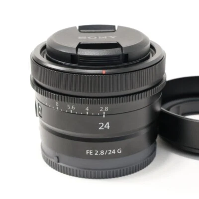Casi Mint Sony Fe SEL24F28G 24mm F/2.8G Lente Gran Angular Para E- Montaje # - Imagen 1 de 3
