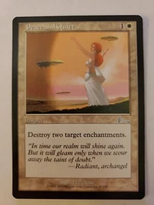 MTG Magic The Gathering Card Peace and Quiet Instant White Urza's Legacy 1999 - Picture 1 of 2