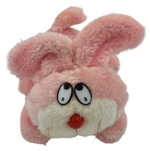 Vintage Pink Rabbit Plush Easter Bunny Spring Woodland Cuddle Wit Stuffed Animal - Picture 1 of 12
